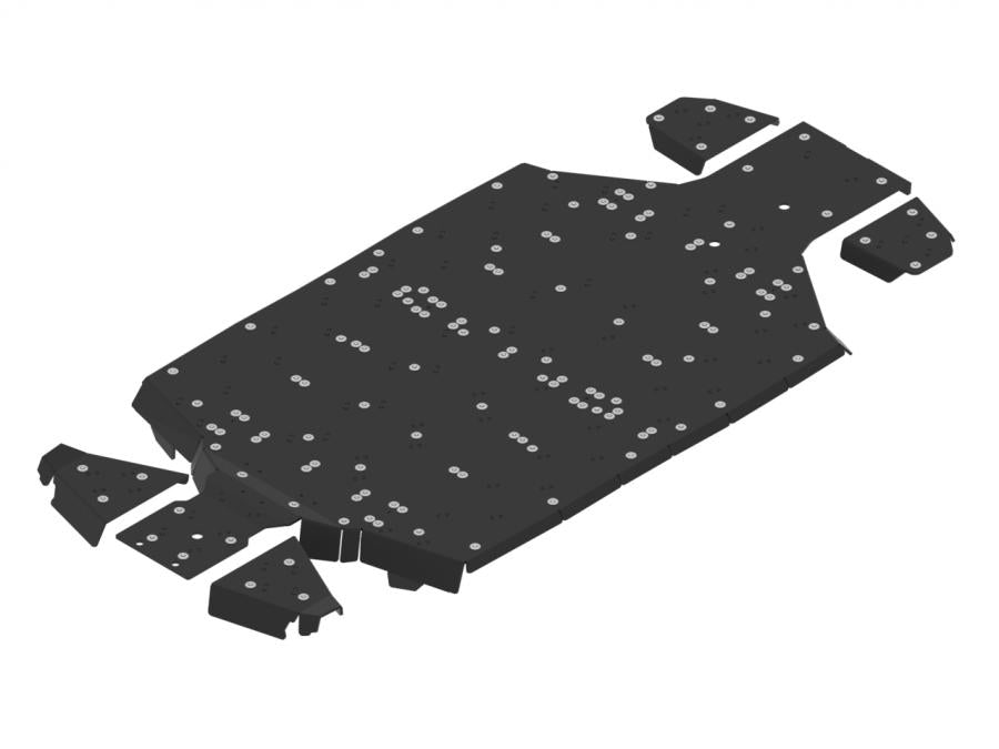 Skid plate full set (plastic) CFMOTO U10 PRO XL (2025+)