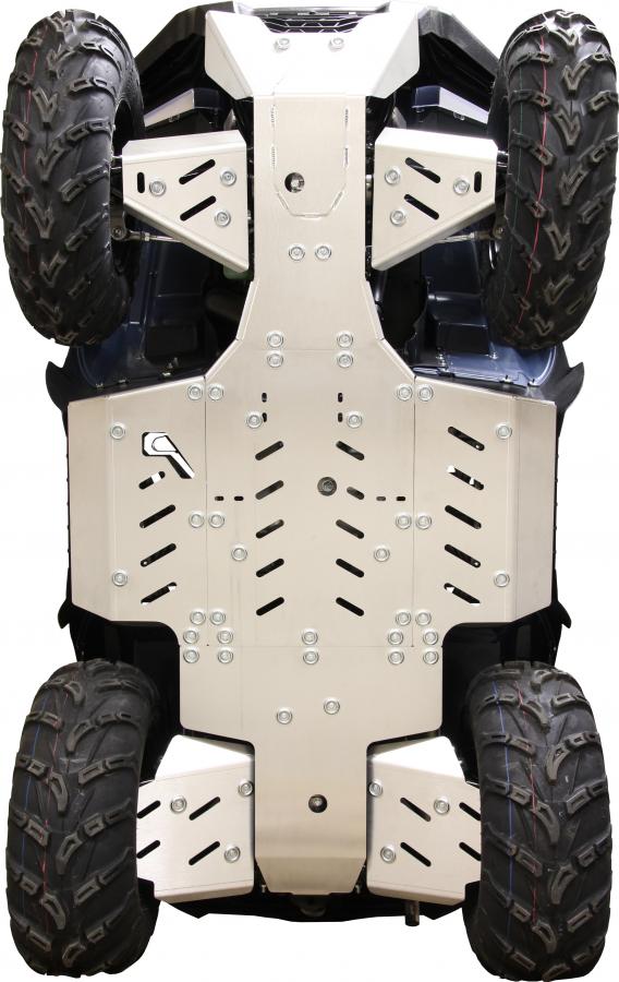 Skid plate full set (aluminium): Kawasaki KVF 650 / 750