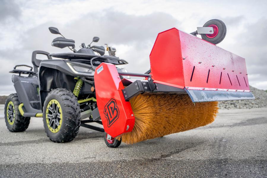 Rotary broom 6,5hp: (Briggs & Stratton) (US Stock)
