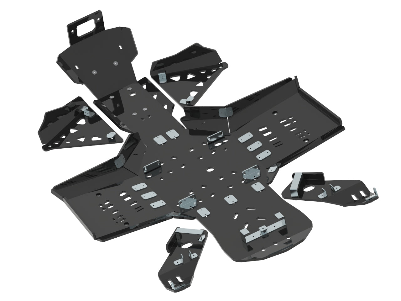 Skid plate full set (plastic): CanAm G2 Outlander: 450 / 500 / 570