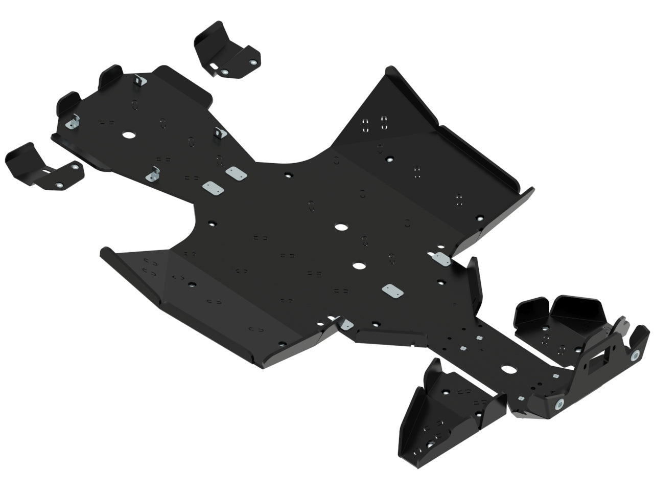 Skid plate full set (HDPE plastic): CFMOTO CFORCE 1000 OVERLAND