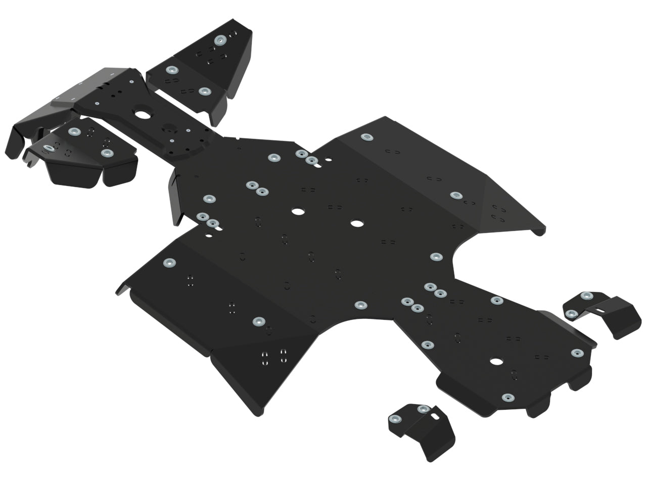 Skid plate full set (HDPE plastic): CFMOTO CFORCE 800 xc