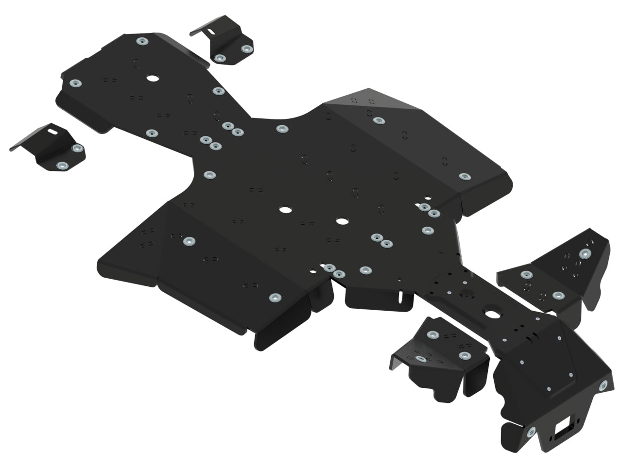 Skid plate full set (HDPE plastic): CFMOTO CFORCE 1000 OVERLAND