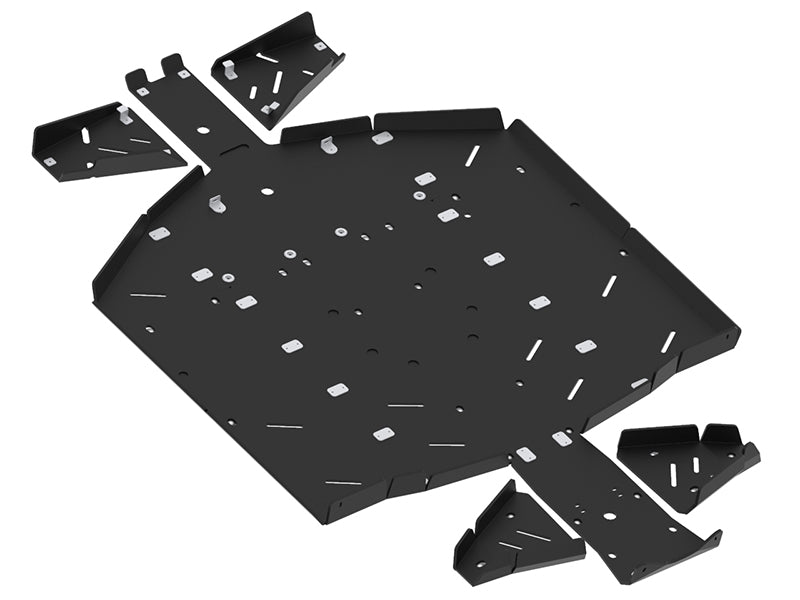 Skid plate full set (plastic): John Deere Gator XUV 865