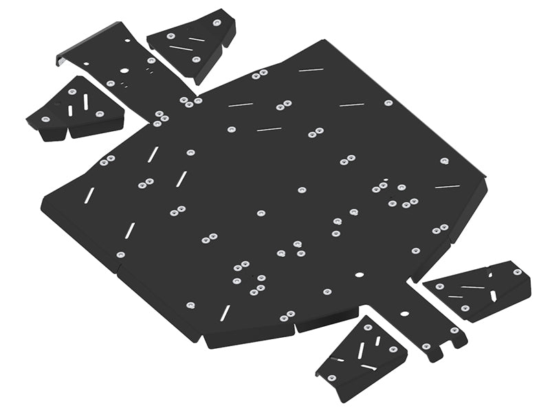 Skid plate full set (plastic): John Deere Gator XUV 865