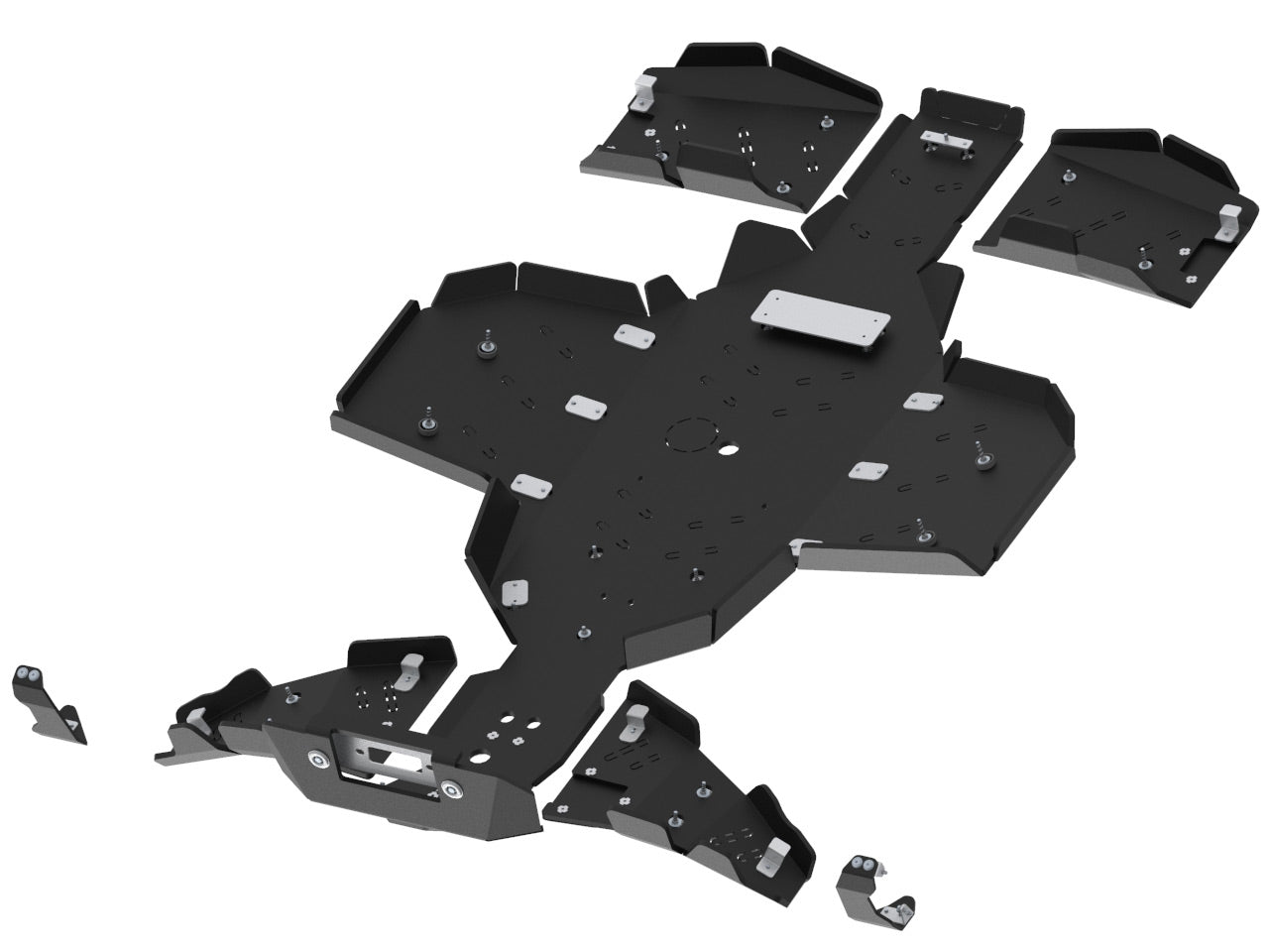 Skid plate full set (plastic): Polaris Sportsman: XP 1000 S