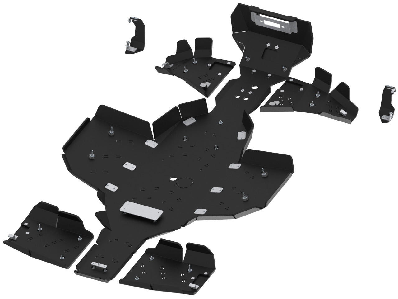 Skid plate full set (plastic): Polaris Sportsman: XP 1000 S