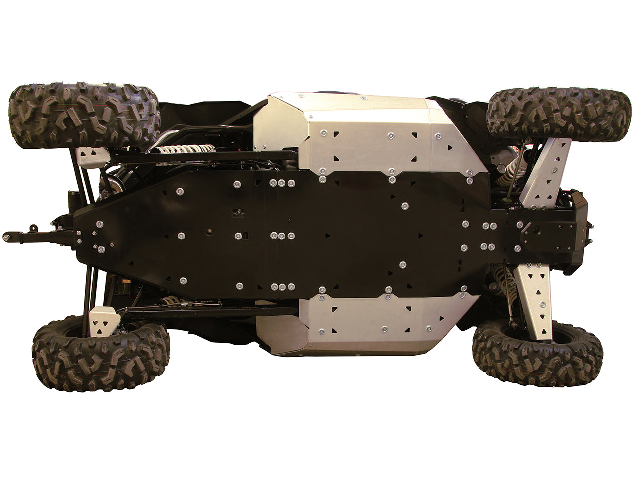 Skid plate full set (aluminum/plastic): CFMOTO ZFORCE 950 H.O. Sport (...-2023)