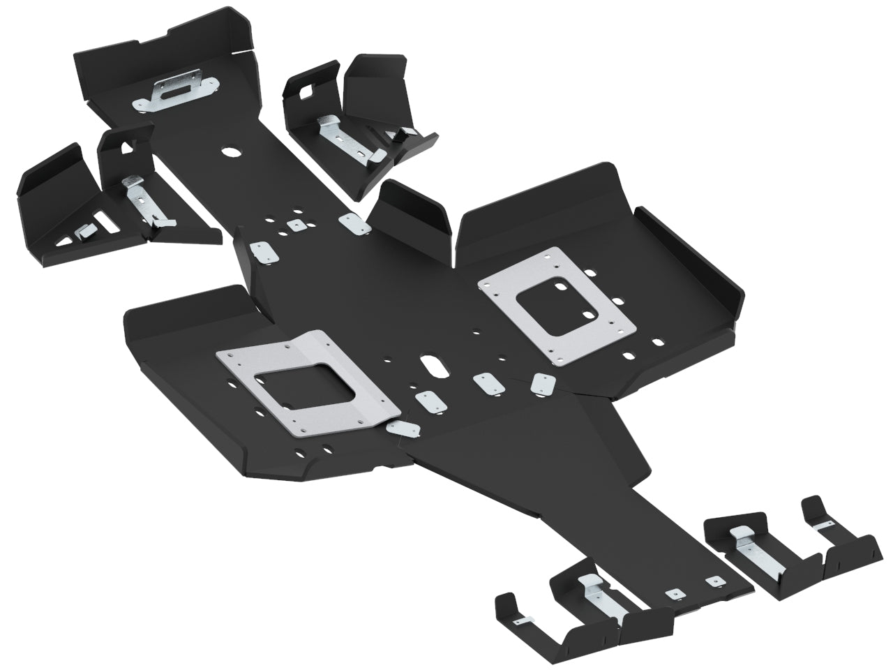 Skid plate full set (plastic): Polaris Sportsman: 570 SP (2021+): 570 Trail (2021+)