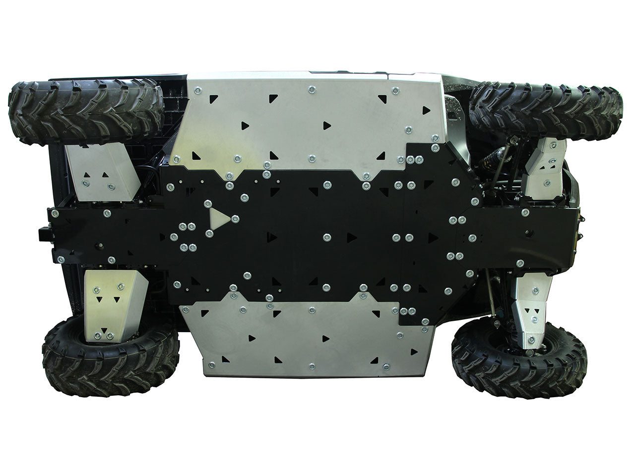 Skid plate full set (aluminium/plastic): CFMOTO UFORCE 600