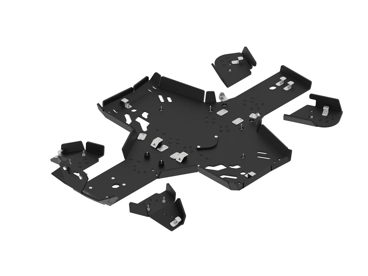 Skid plate full set (HDPE plastic): CFMOTO CFORCE 500 (2023+)