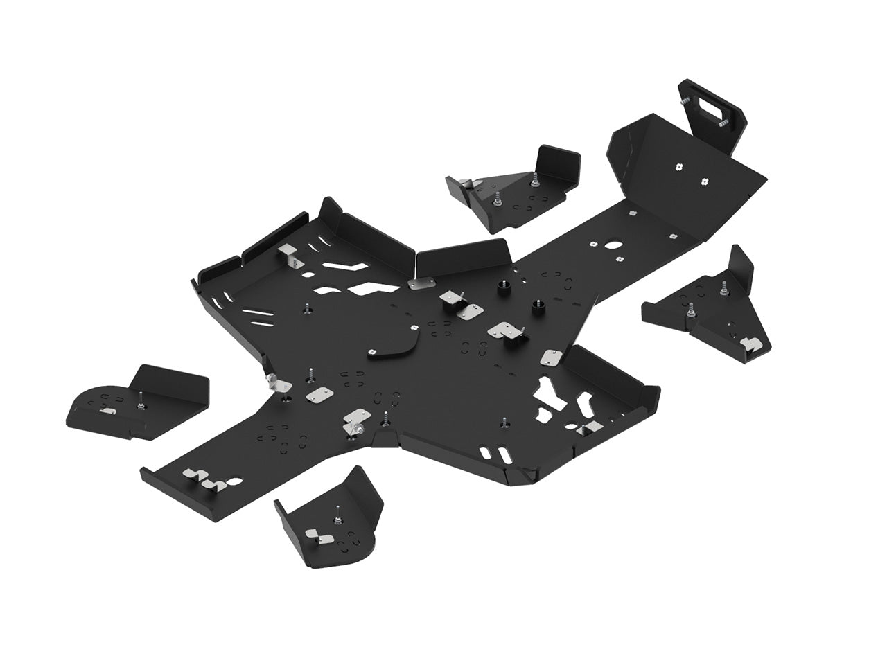 Skid plate full set (HDPE plastic): CFMOTO CFORCE 500 (2023+)