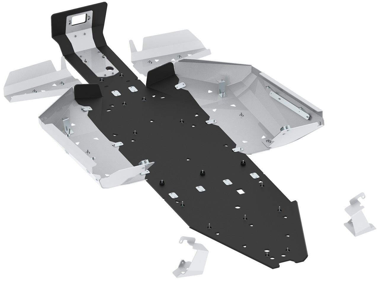 Skid plate full set (aluminum/plastic): CFMOTO ZFORCE 950 H.O. EX