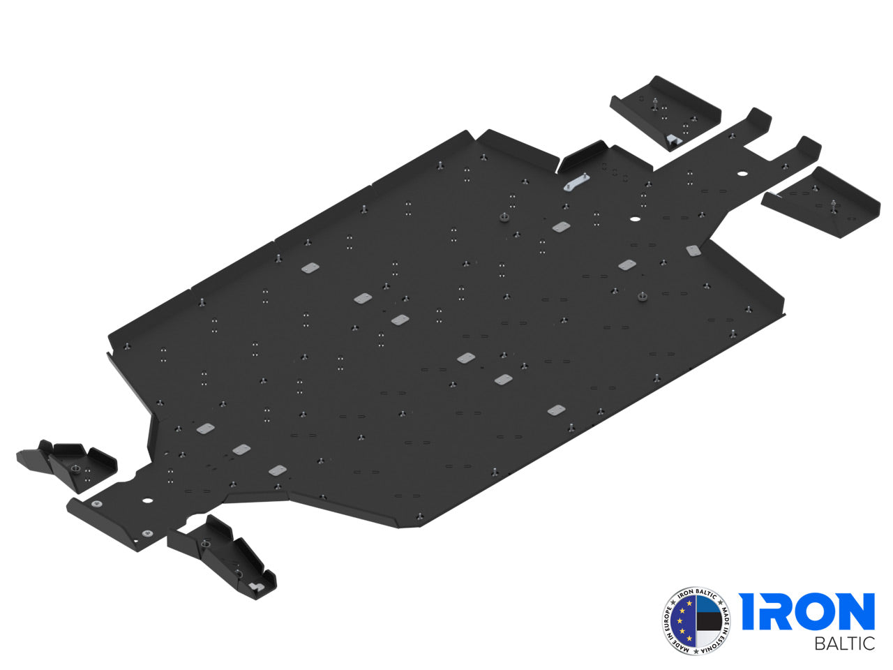 Skid plate full set (plastic): CFMOTO UFORCE 1000 XL (2022+)