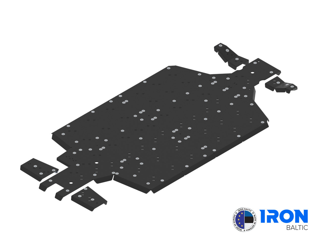 Skid plate full set (plastic): CFMOTO UFORCE 1000 XL (2022+)