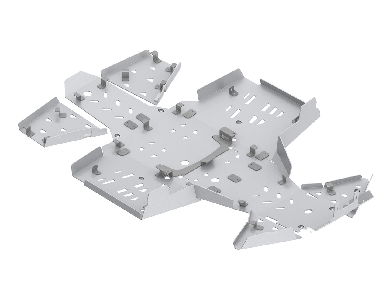 Skid plate full set (aluminium): CanAm G3 Outlander 500/700 (2023+): Outlander PRO / PRO XU (2024+)