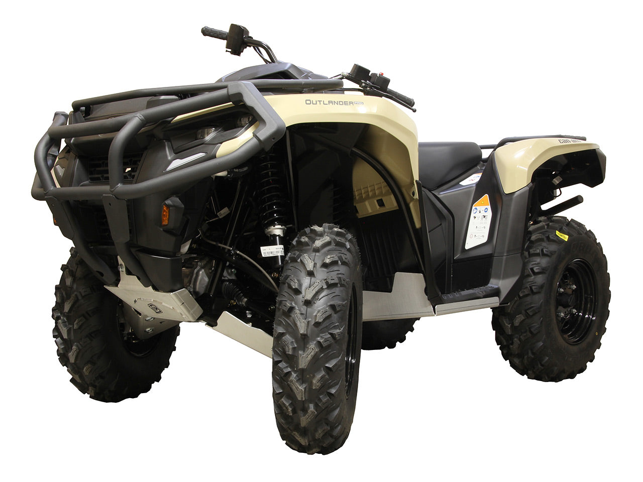 Skid plate full set (aluminium): CanAm G3 Outlander 500/700 (2023+): Outlander PRO / PRO XU (2024+)