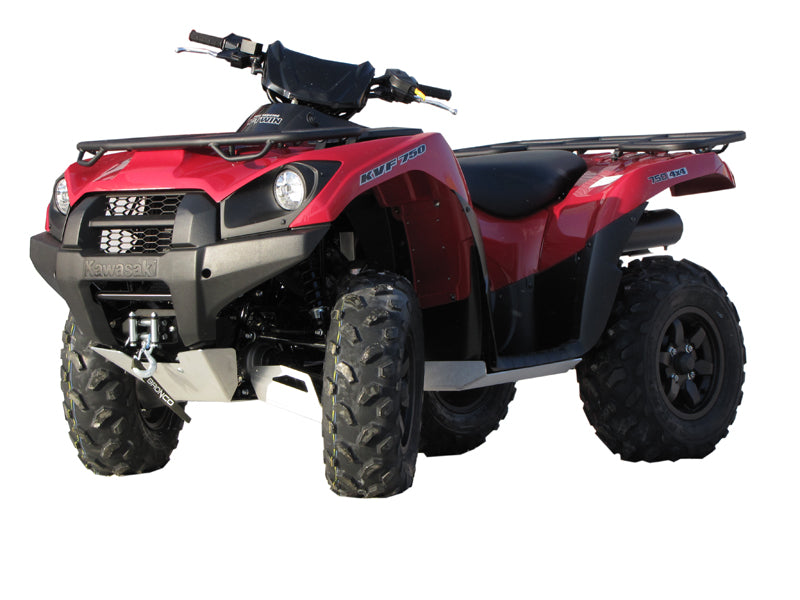 Skid plate full set (aluminium): Kawasaki KVF 650 / 750