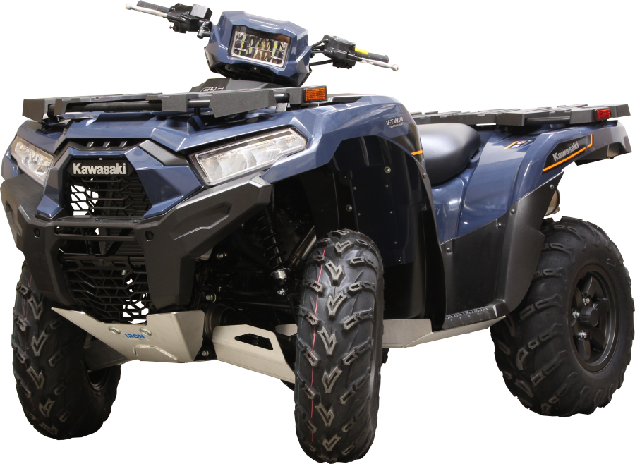 Skid plate full set (aluminium): Kawasaki KVF 650 / 750