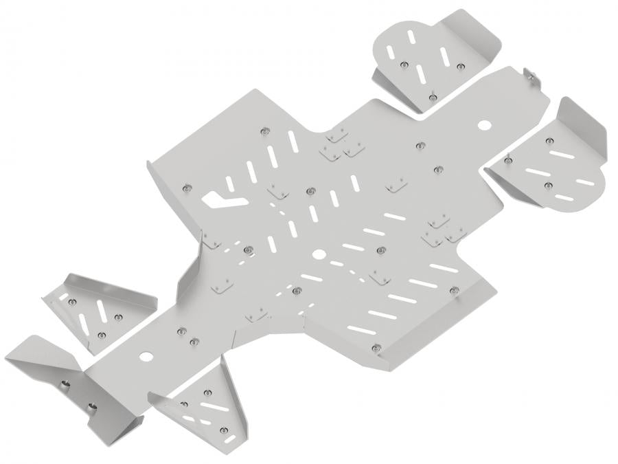 Skid plate full set (aluminium): Kawasaki KVF 650 / 750