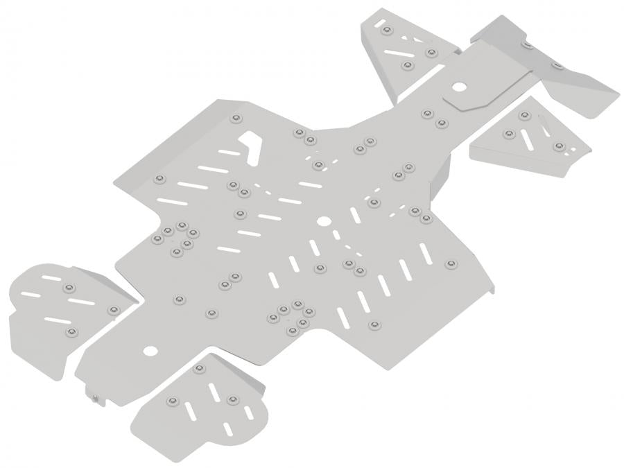 Skid plate full set (aluminium): Kawasaki KVF 650 / 750