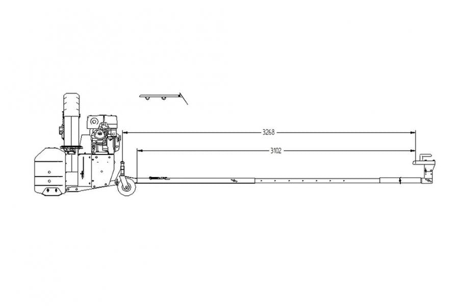 Snow blower 71 in /1800 mm Electric starter 18hp Briggs & Stratton V2