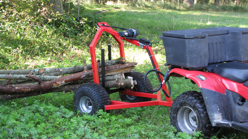 Log hauler (US Stock): incl hand winch