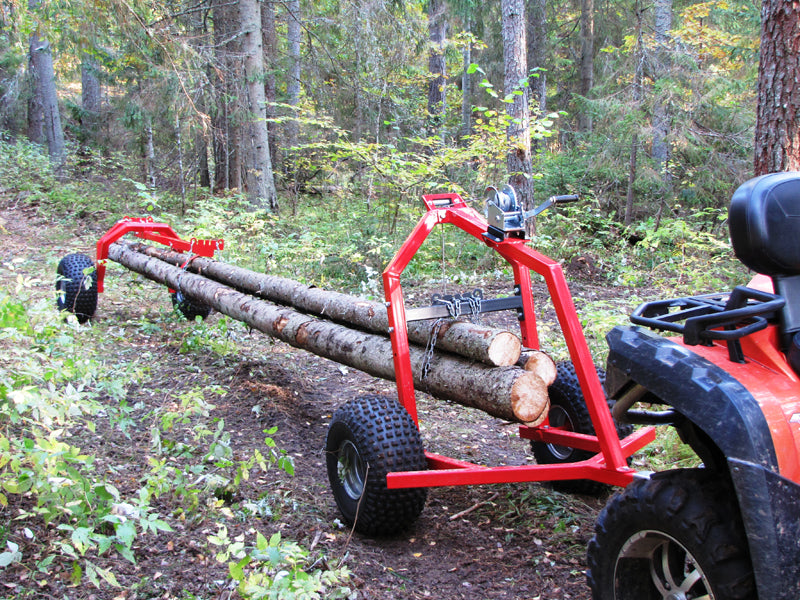 Log hauler (US Stock): incl hand winch