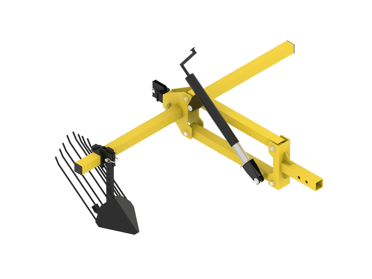 Potato harvester: Potato plow: (Receiver Mount System)