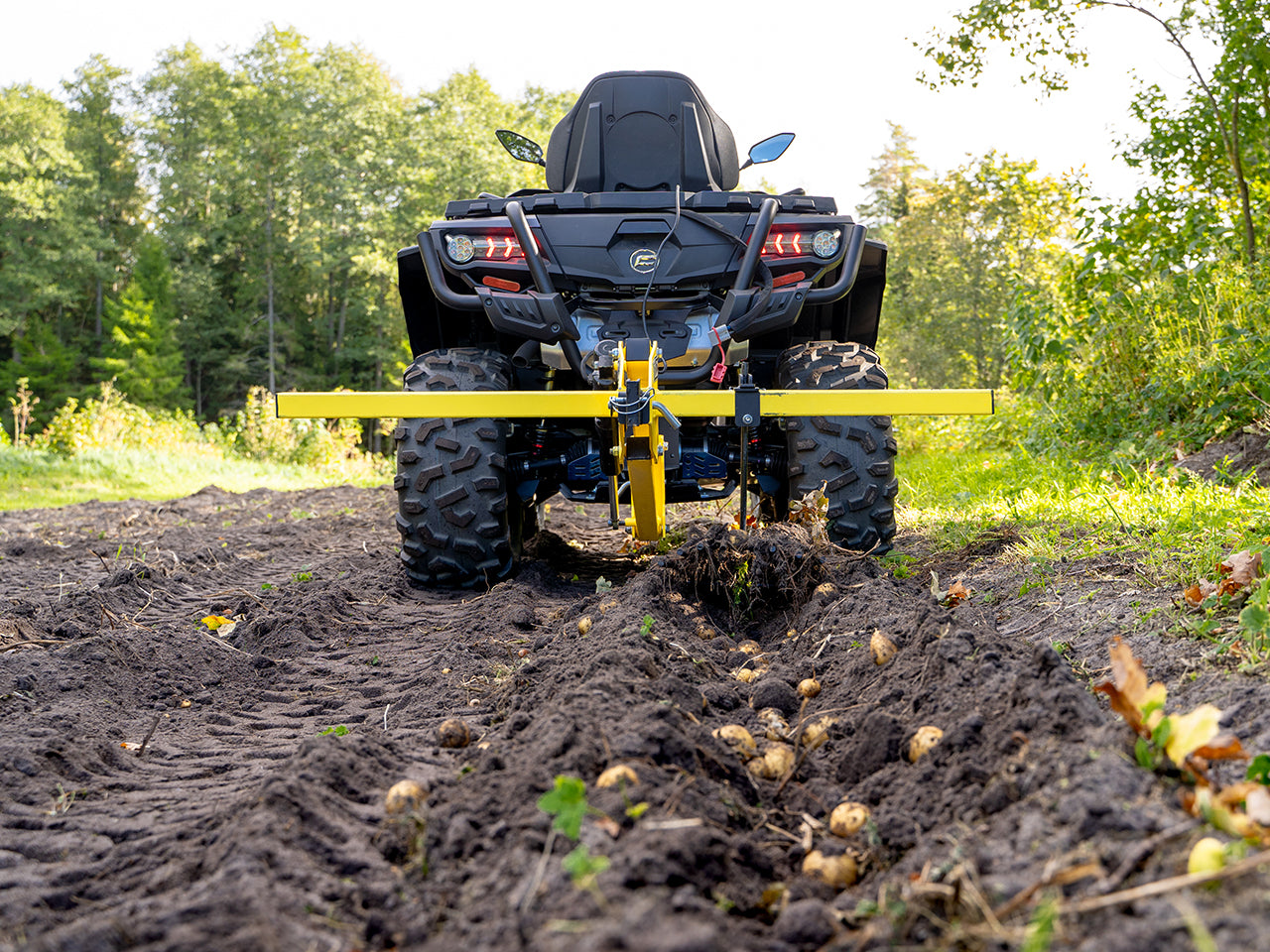 Potato harvester: Potato plow: (Receiver Mount System)