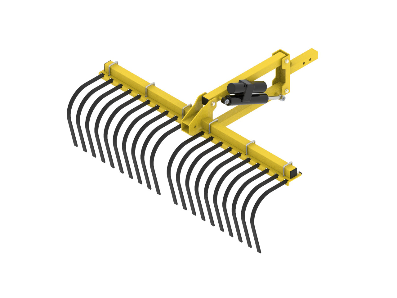 Landscape rake: (Receiver Mount System)