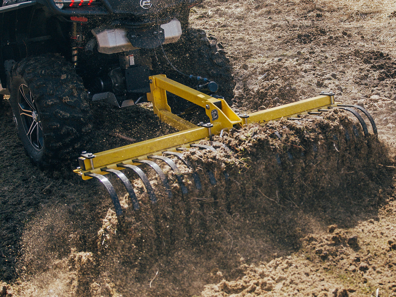 Landscape rake: (Receiver Mount System)