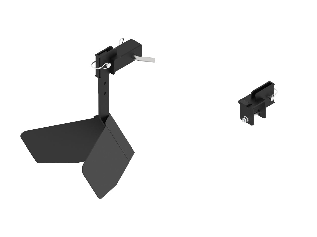 Ridge plow: Two bottom plow: (Receiver Mount System)