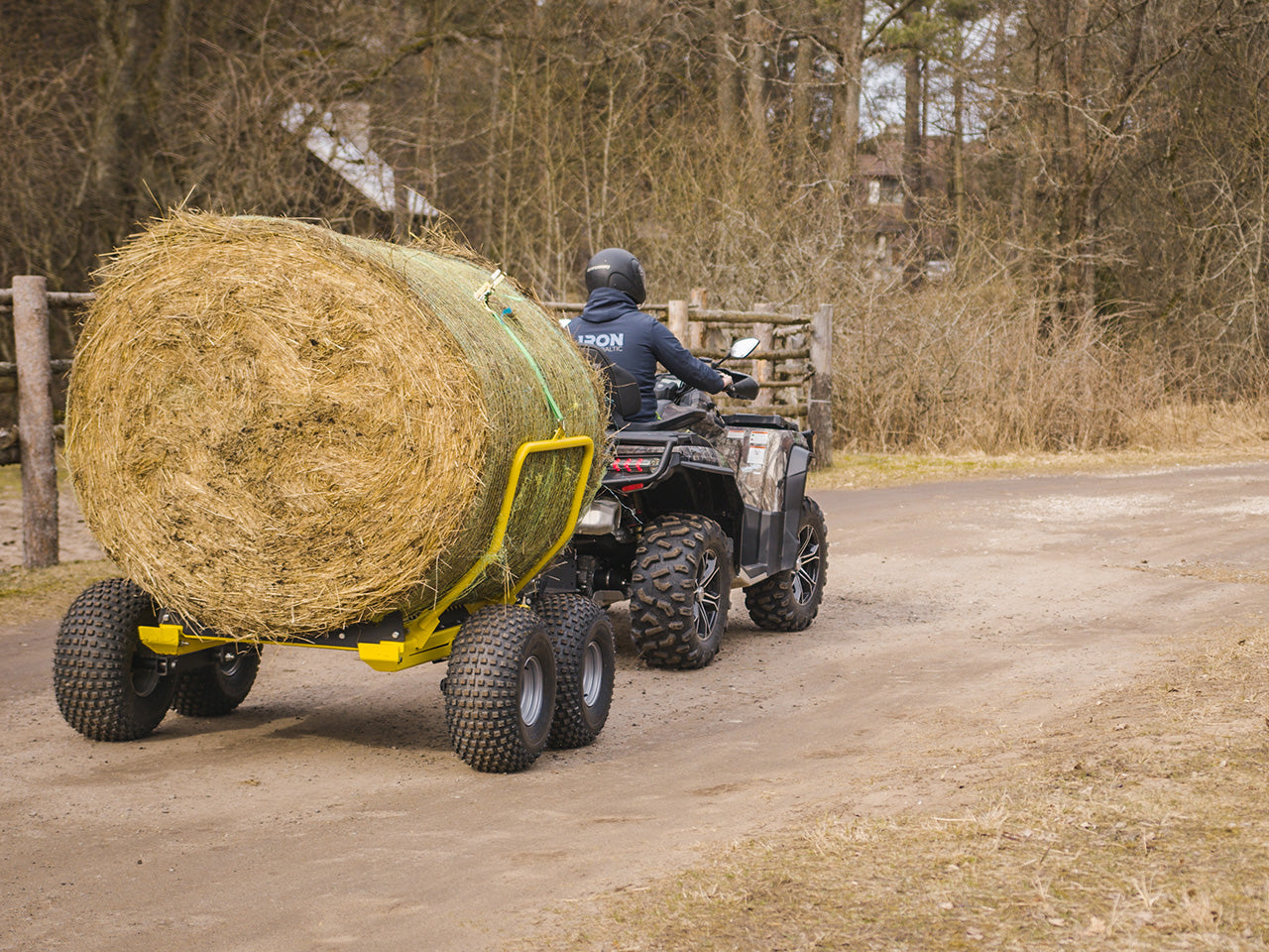 Silo & Hay bale trailer 2" (US stock version)