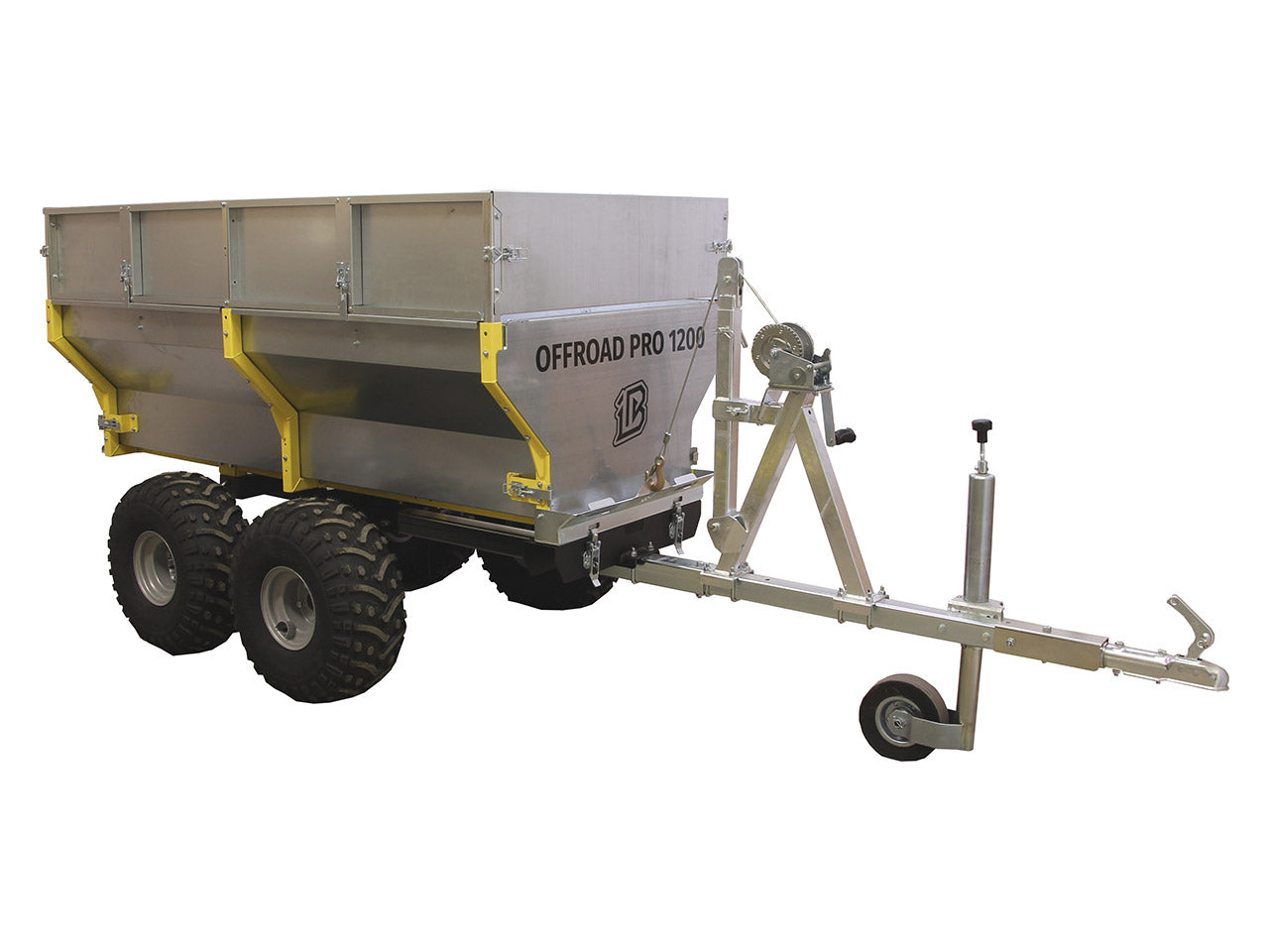 Trailer: Offroad PRO 1200 with height extensions, 2"