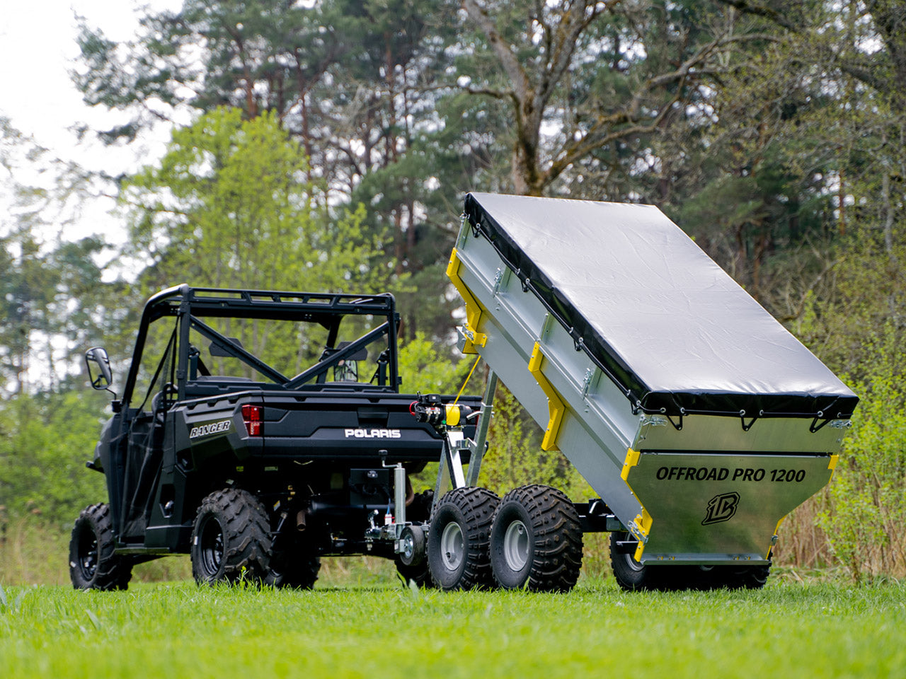 Trailer: Offroad PRO 1200 with height extensions, 2"