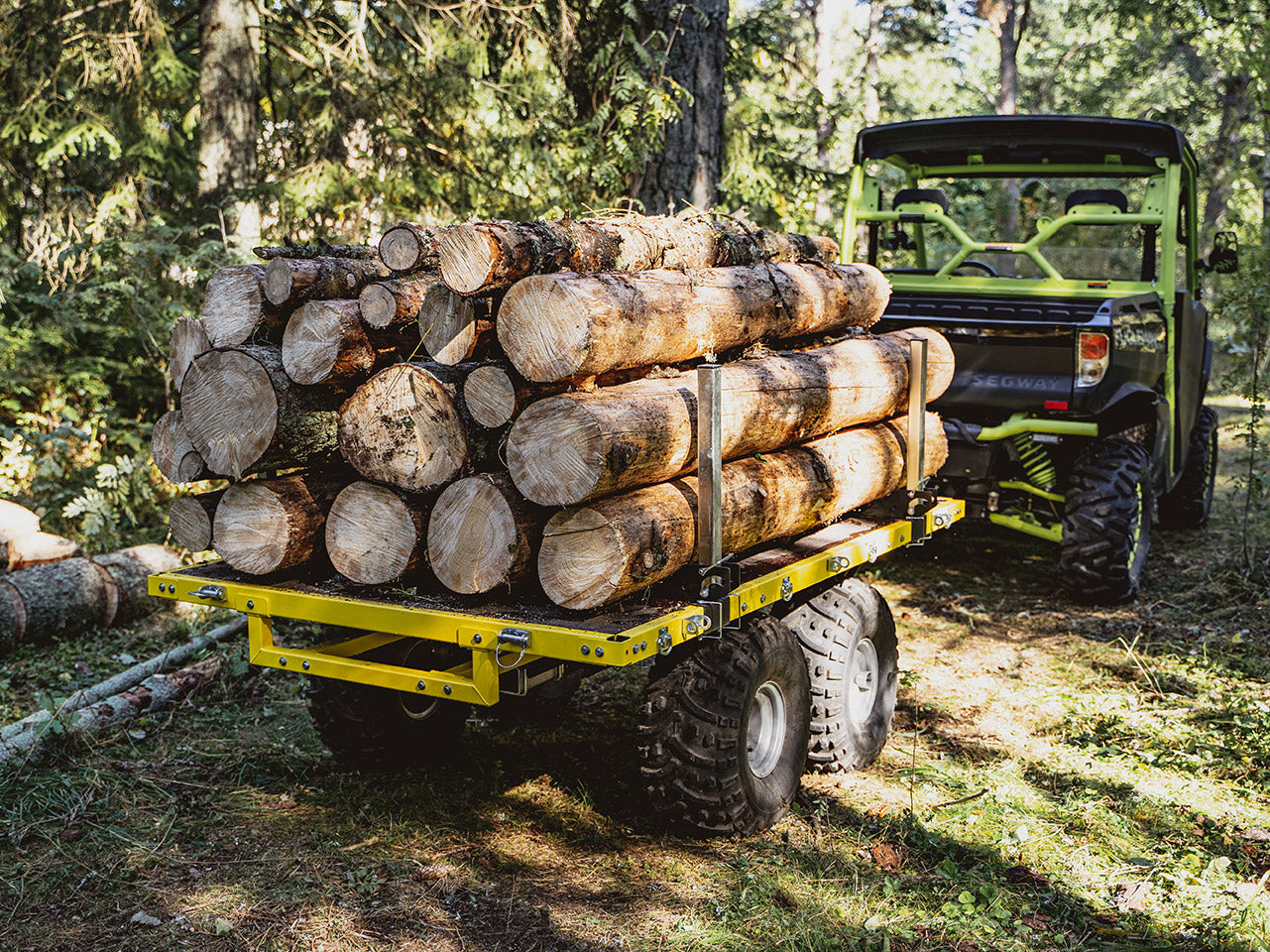 Flatbed Dump Trailer: FD-1200 (US-version): with box extensions